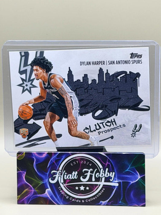 2025-26 Topps Basketball - Dylan Harper #CC-2 - Clutch City Prospects (RC)