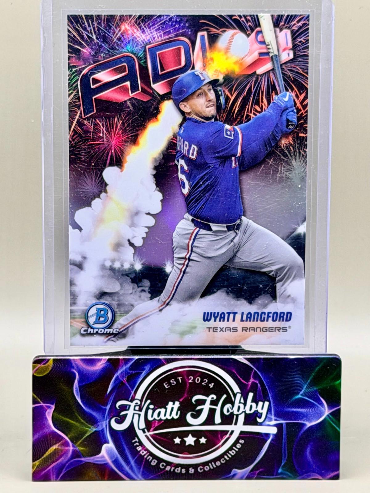 2025 Bowman Chrome - Wyatt Langford #AD-11 - Adios