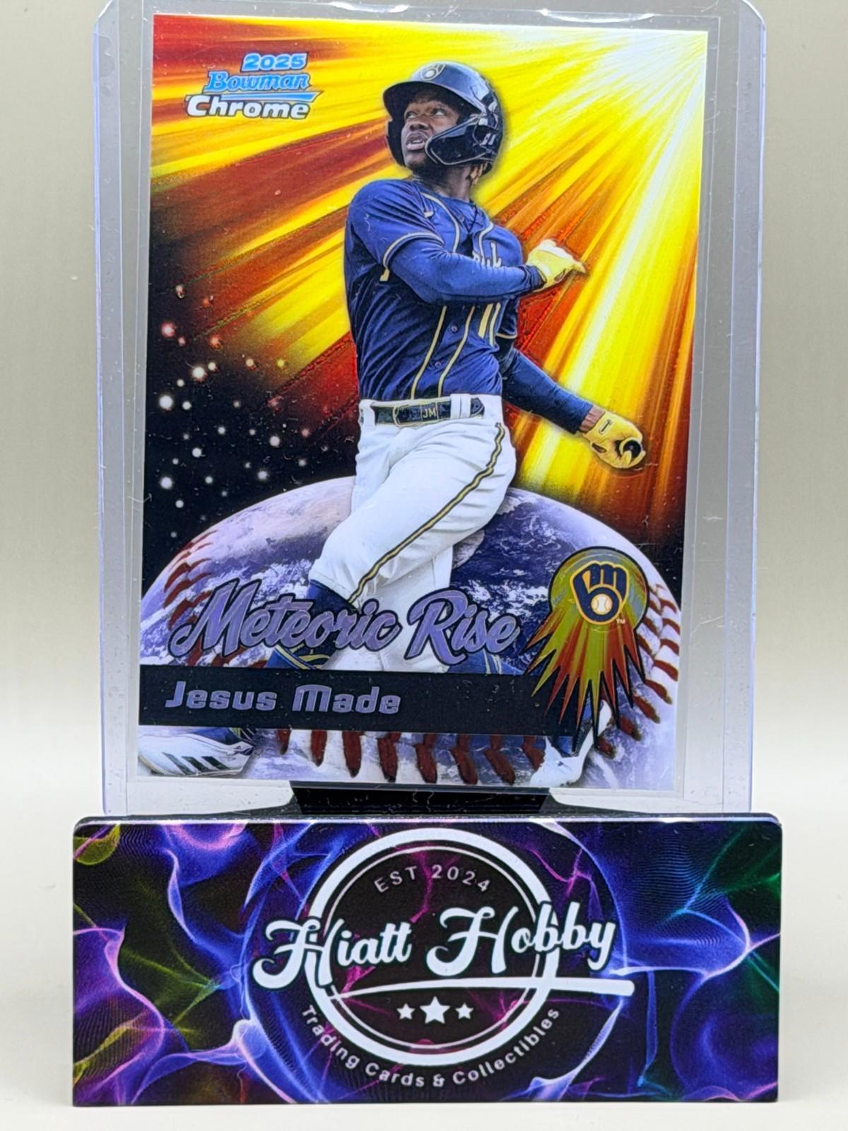 2025 Bowman Chrome - Meteoric Rise Jesus Made #MR-3 (RC)