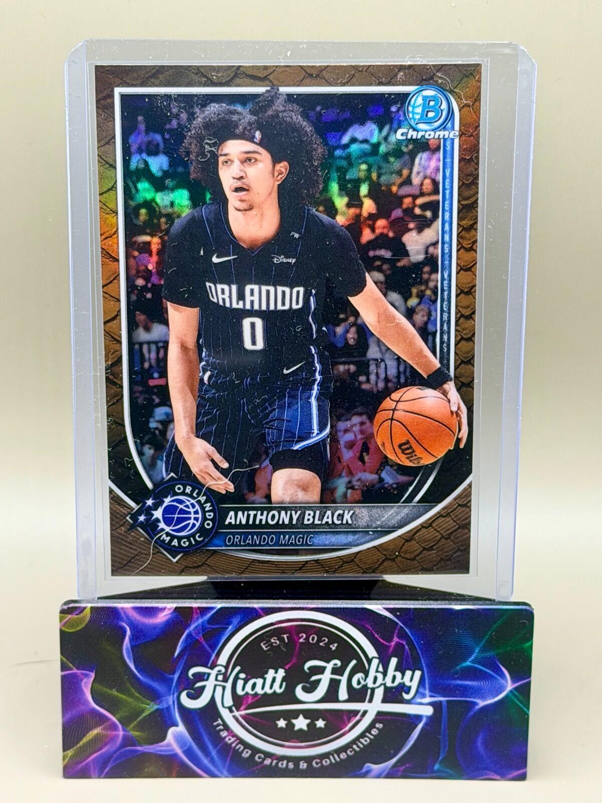 2025-26 Bowman Chrome Basketball - #BCV-96 Anthony Black - Reptilian