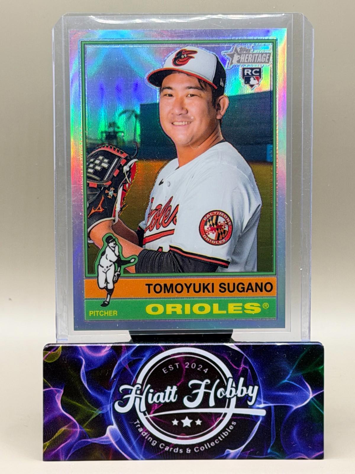 2025 Topps Heritage High Number - Tomoyuki Sugano #611 - Chrome Refractor (RC)