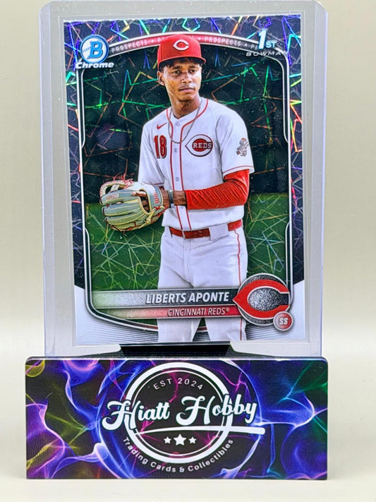 2025 Bowman Chrome - Liberts Aponte #BCP-174 - Laser Refractor (RC)