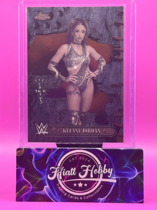 2025 Topps Chrome Cactus Jack WWE - Kelani Jordan #57