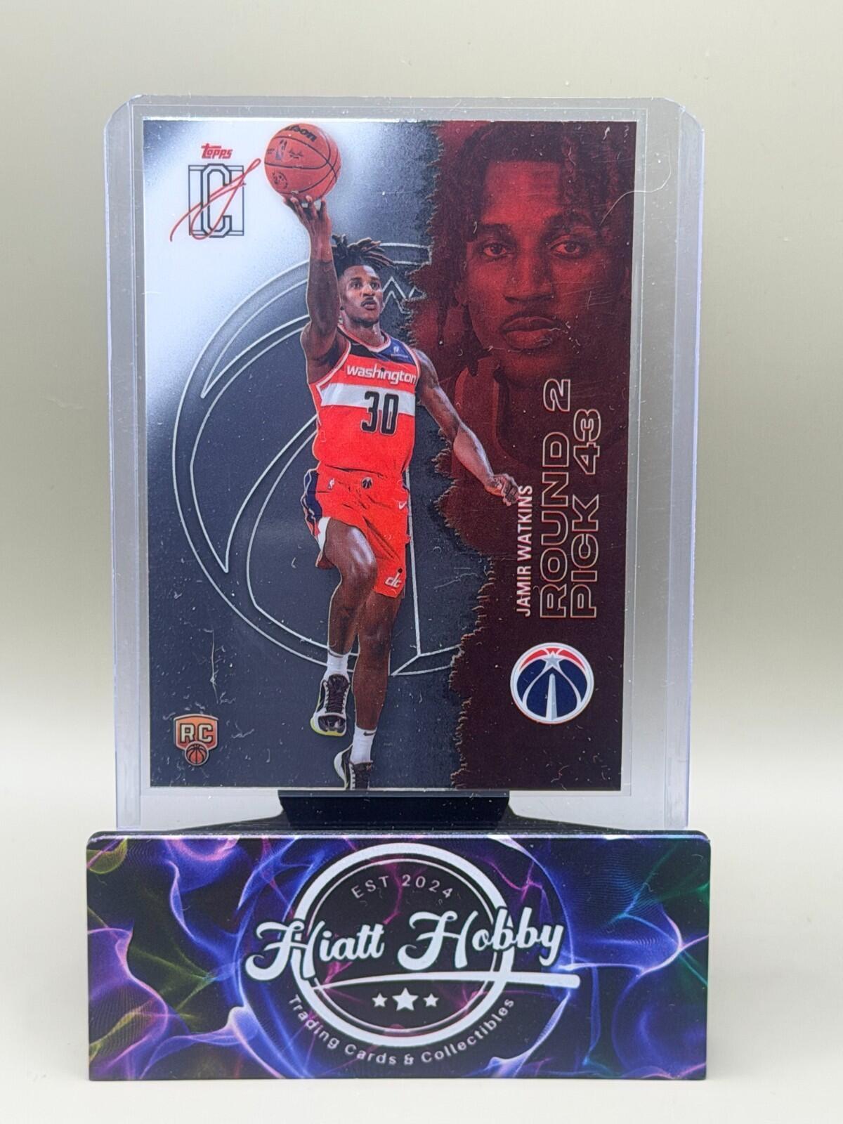 2025-26 Topps Signature Series Basketball - #137 Jamir Watkins - Chrome (RC)