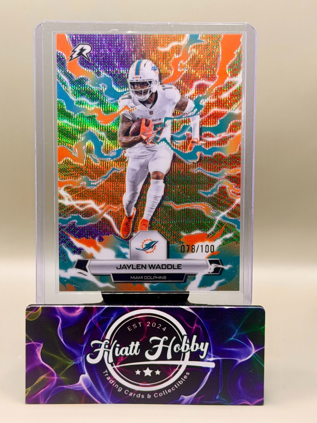 2025 Topps Resurgence - #62 Jaylen Waddle - Digital Surge /100