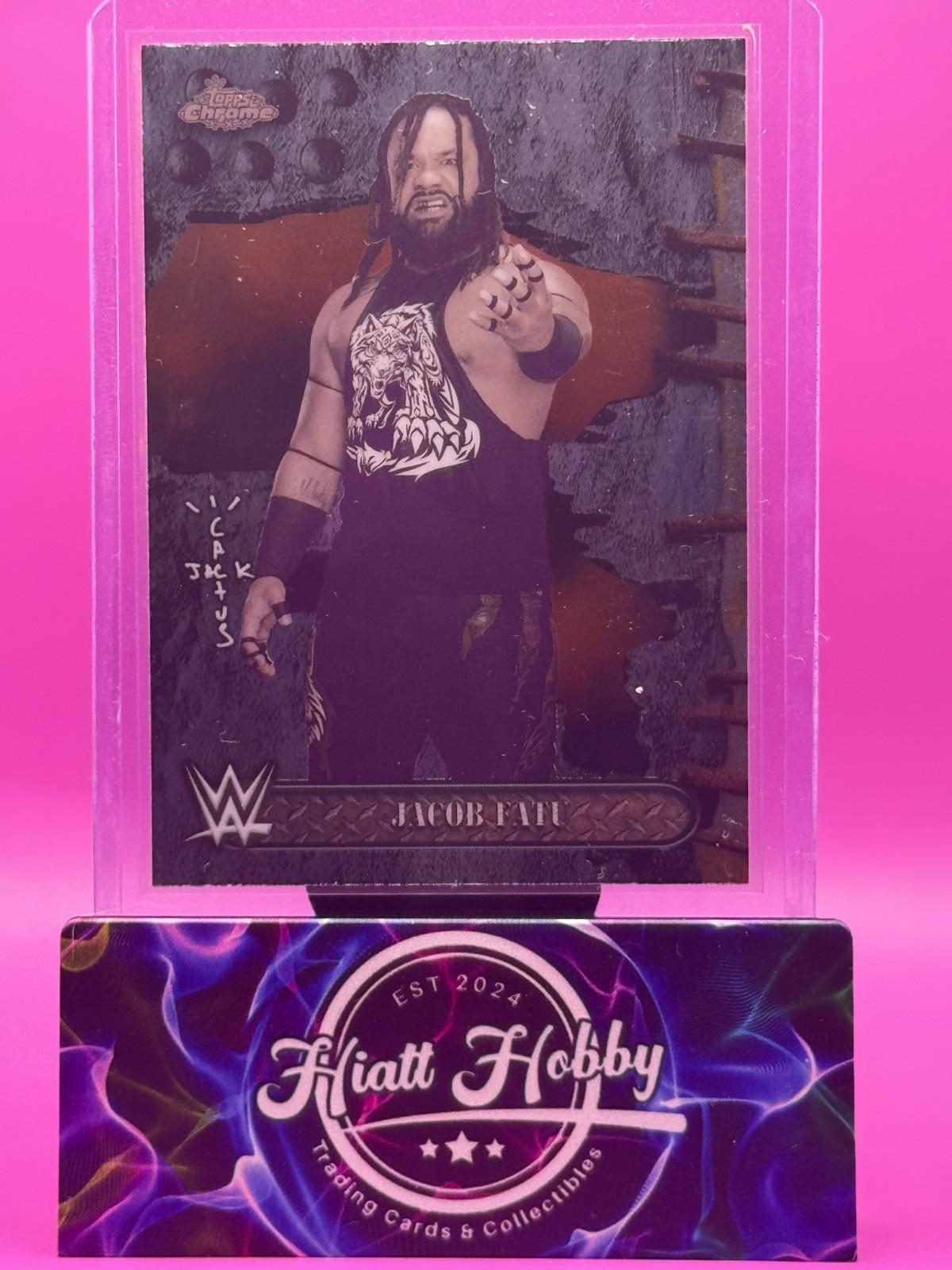 2025 Topps Chrome Cactus Jack WWE - Jacob Fatu #48