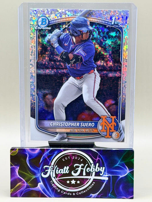 2025 Bowman Chrome - Christopher Suero #BCP-191 Mini Diamond Refreactor (RC)
