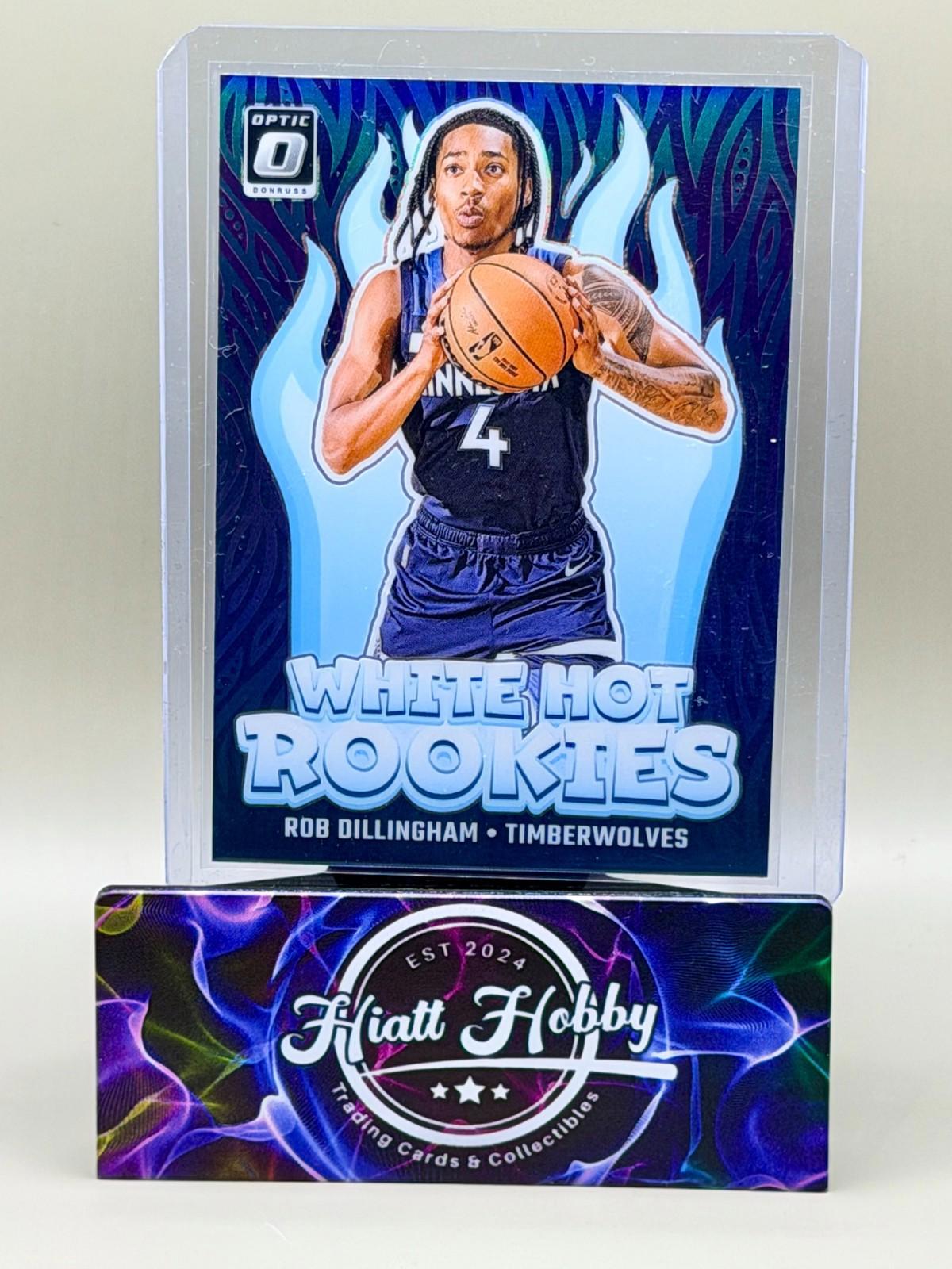 2024-25 Panini Donruss Optic - Rob Dillinghanm #8 - White Hot Rookies - Purple