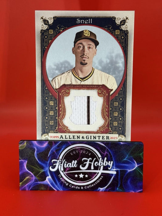2023 Topps Allen & Ginter - Relics B #AGRB-BSN Blake Snell (MEM)