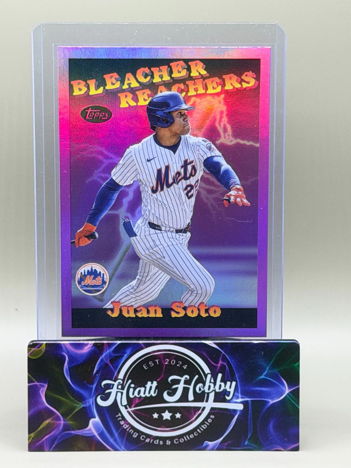 2025 Topps Update Series - Bleacher Reachers Juan Soto #BR-3 Pink Foil