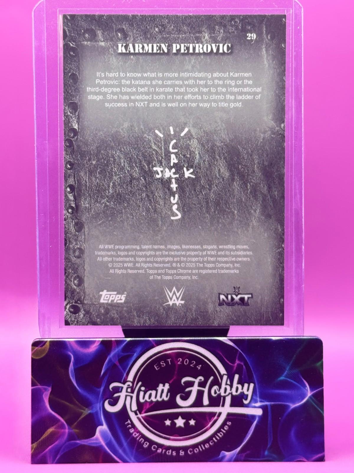 2025 Topps Chrome Cactus Jack WWE - Karmen Petrovic #29