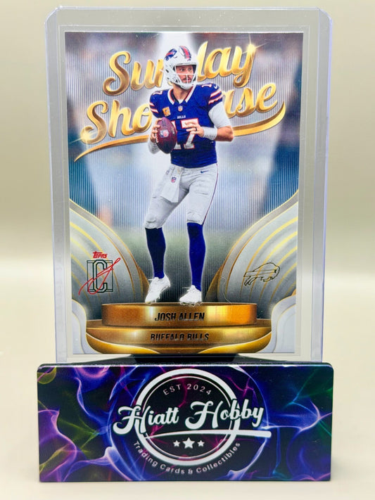 2025 Topps Signature Class Football - #SS-7 Josh Allen - Sunday Showcases