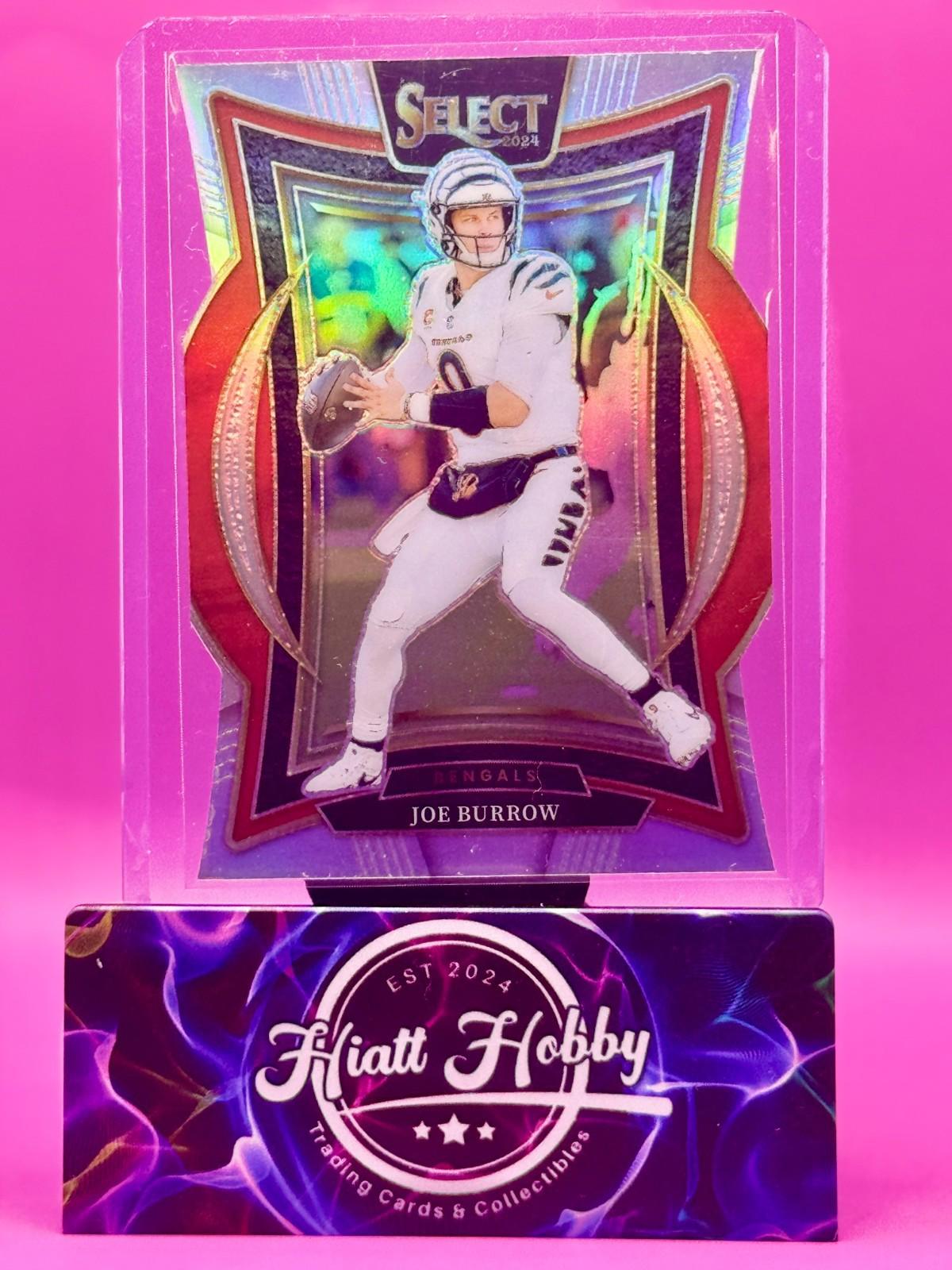 2024 Panini Select - Joe Burrow #39 - Concourse - Silver Prizm Die-Cut