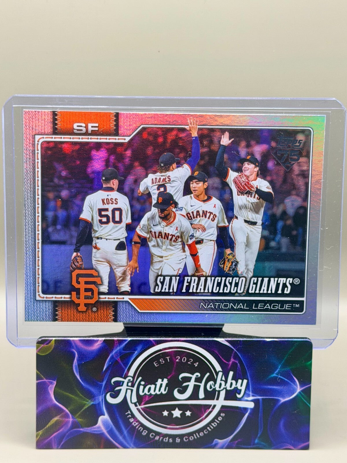 2026 Topps Series 2 - #496 San Francisco Giants - Rainbow Foil