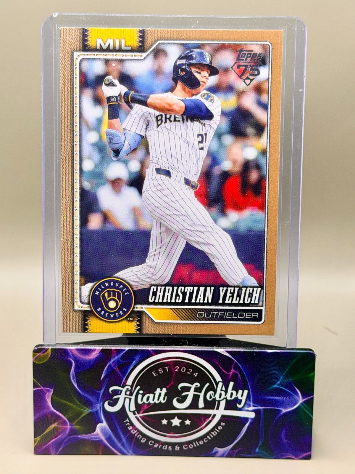 2026 Topps Series 1 - #154 Christian Yelich - Gold /2026