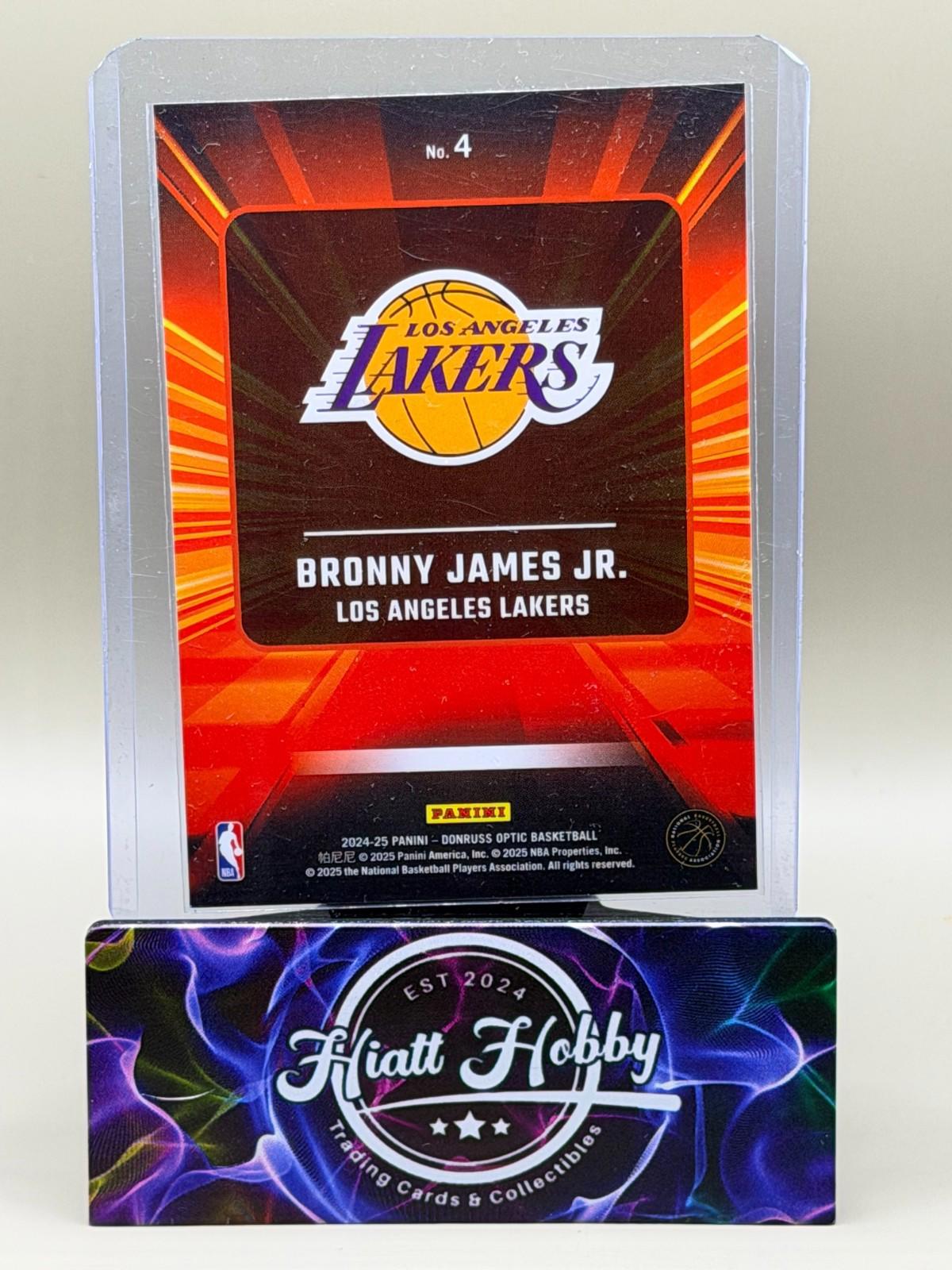 2024-25 Panini Donruss Optic - Express Lane Bronny James #4 (RC)