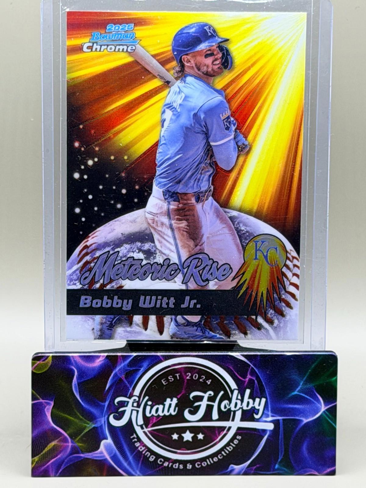 2025 Bowman Chrome - Meteoric Rise Bobby Witt Jr. #MR-11