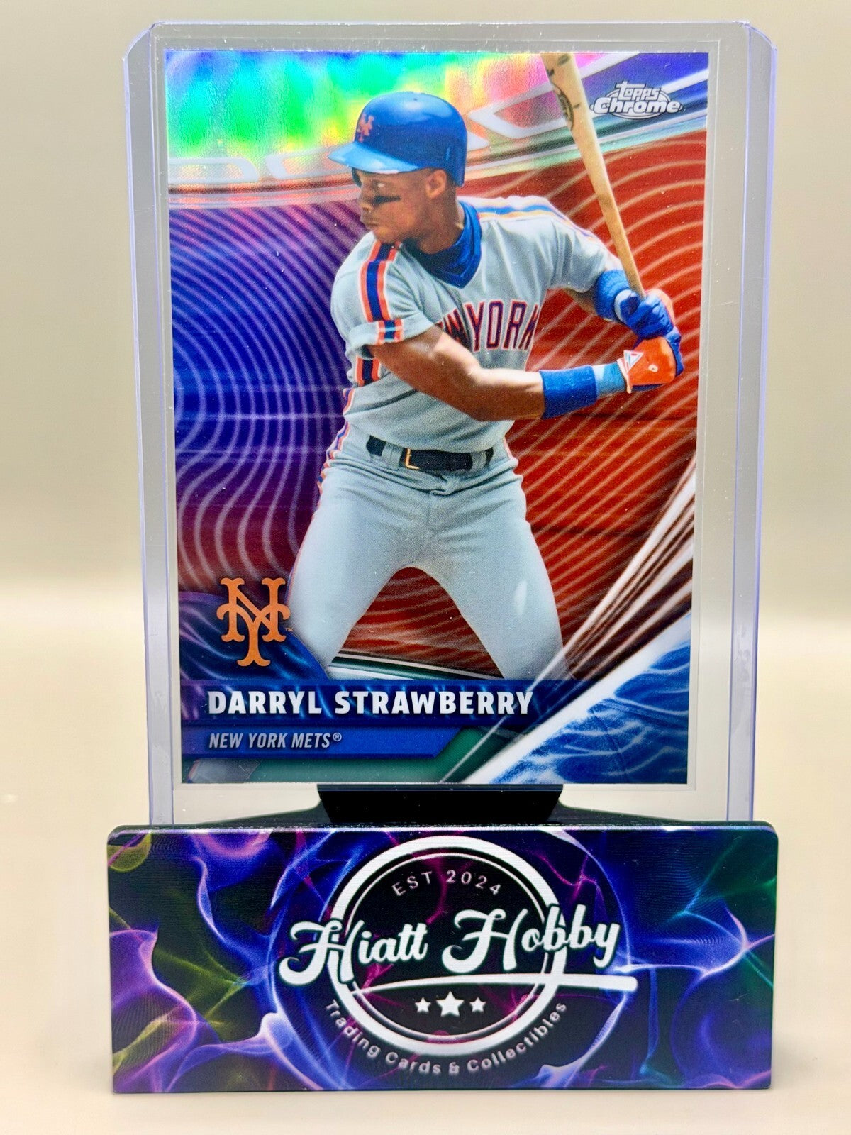 2026 Topps Chrome - #RVA-21 Darryl Strawberry - Chrome Rivals - Away