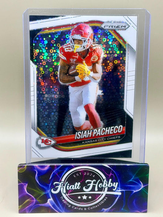 2025 Panini Prizm Football - #126 Isiah Pacheco  - White Disco Prizm