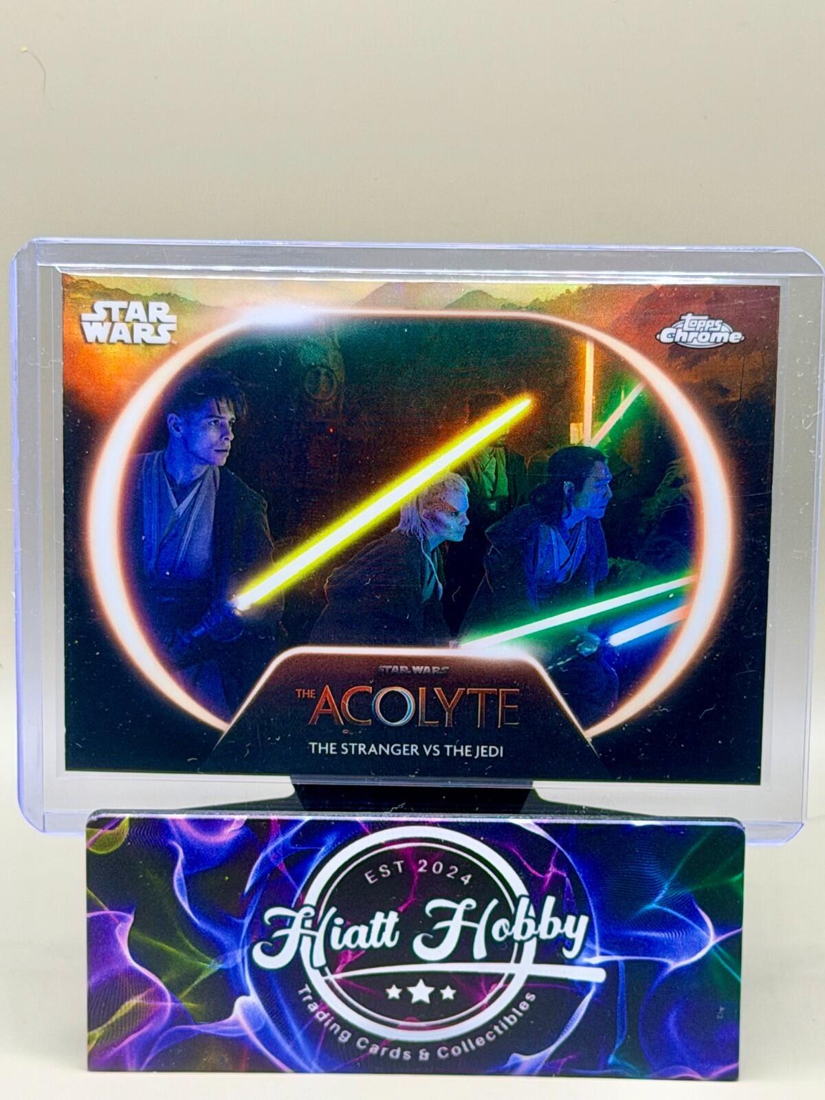 2025 Topps Chrome Star Wars - #AC-11 Stranger vs Jedi - The Acolyte