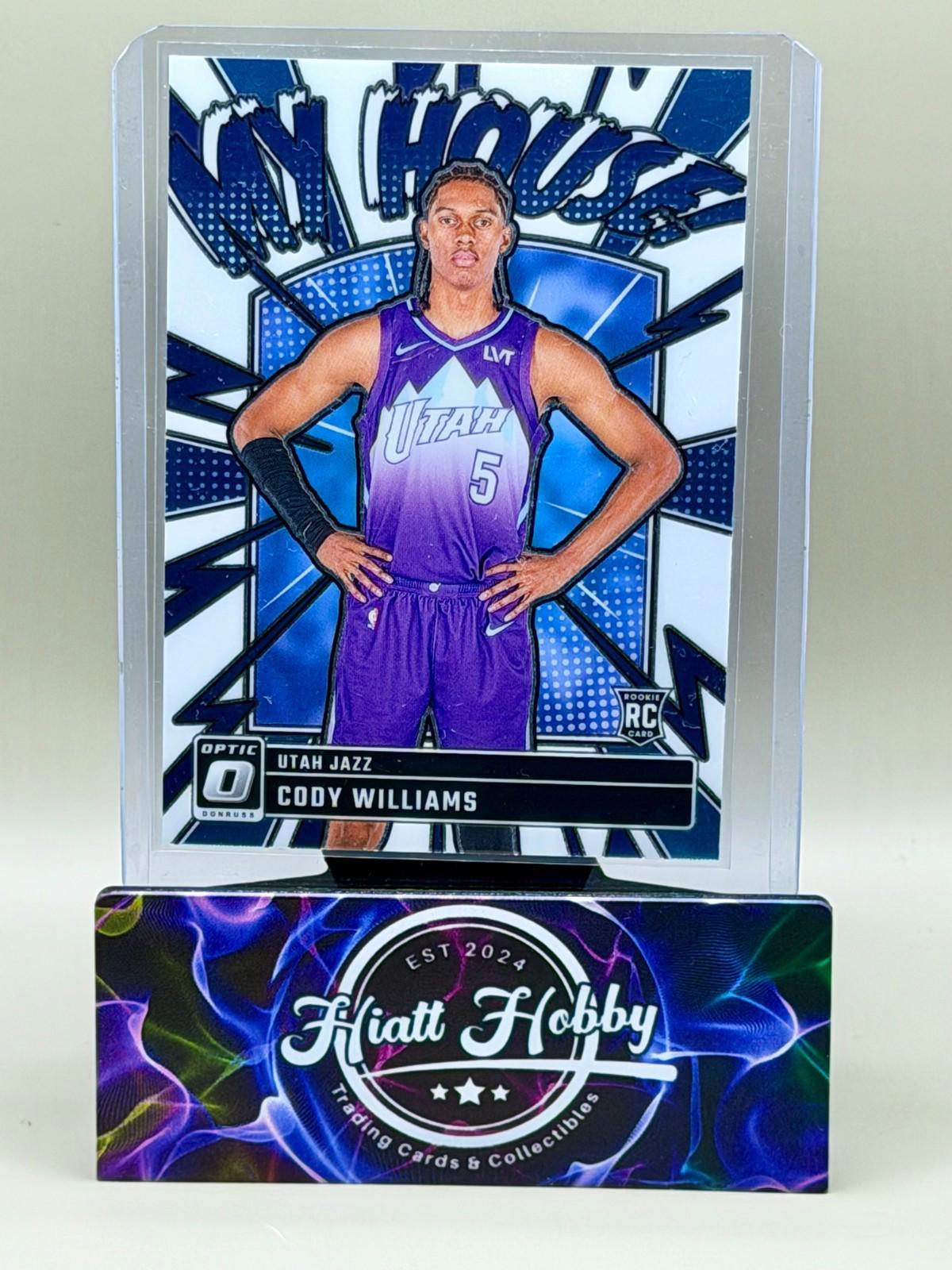 2024-25 Panini Donruss Optic - Cody Williams #4 - My House