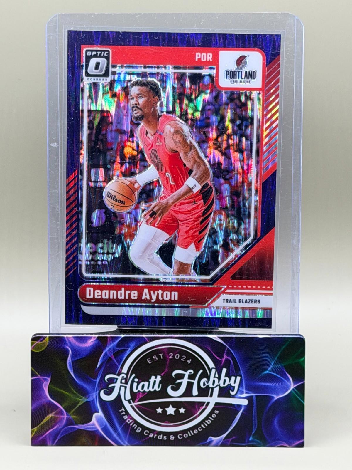 2024-25 Panini Donruss Optic - Deandre Ayton #37 - Purple Shock Prizm