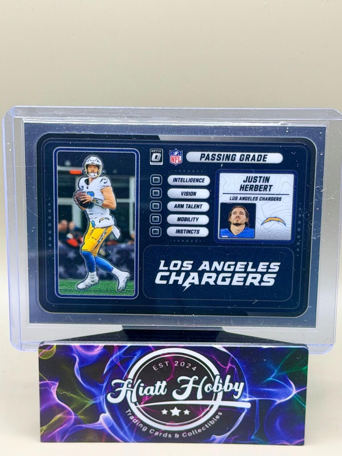 2025 Panini Donruss Optic - #10 Justin Herbert - Passing Grade