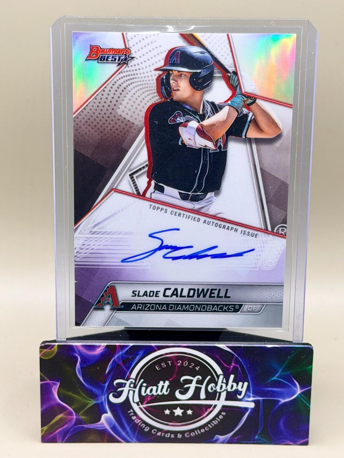 2025 Bowman's Best - #B25-SC Slade Caldwell - Refractor Auto (RC)