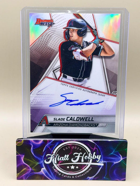 2025 Bowman's Best - #B25-SC Slade Caldwell - Refractor Auto (RC)