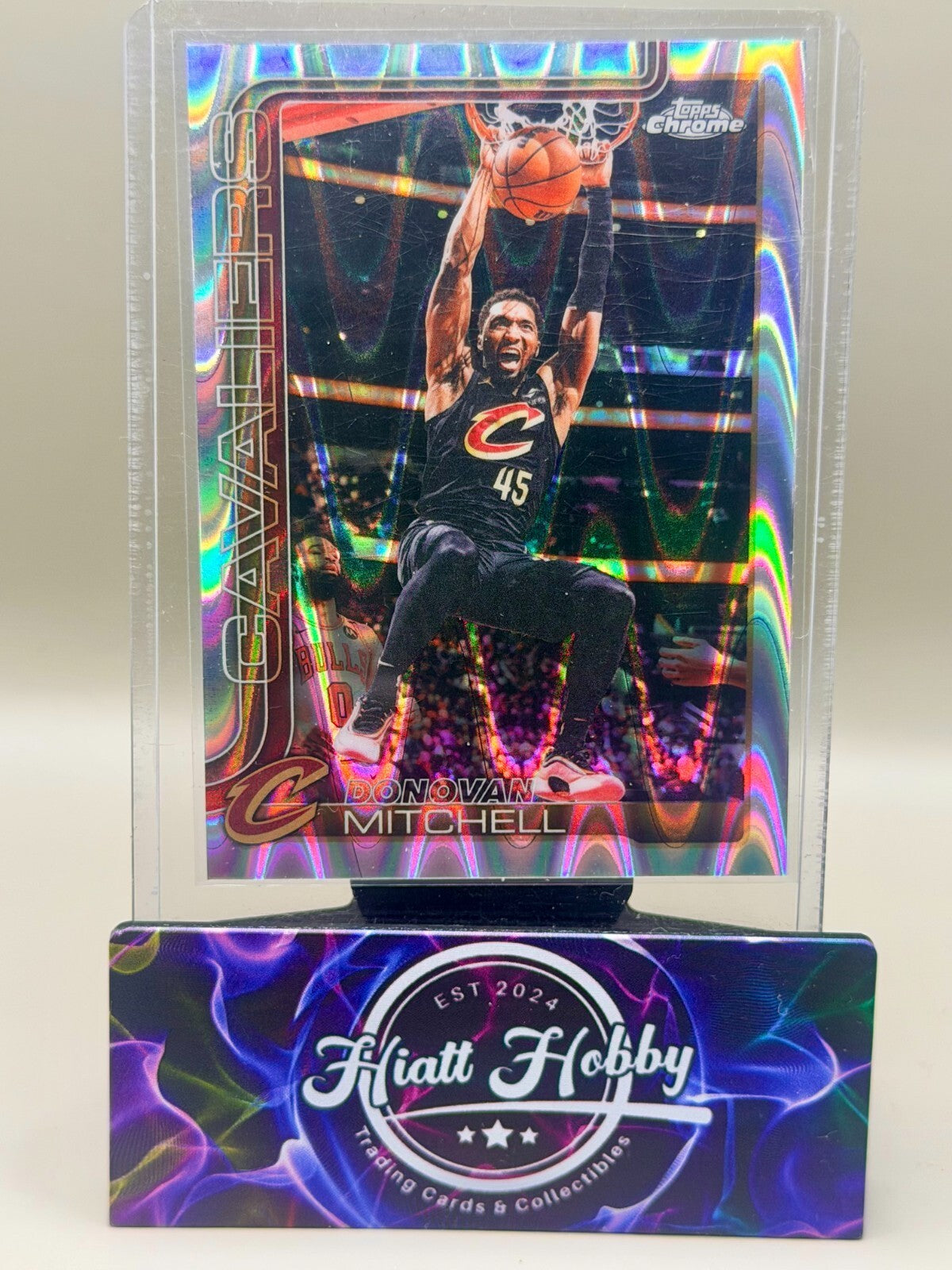 2025-26 Topps Chrome Update - #19 Donovan Mitchell - Raywave Refractor