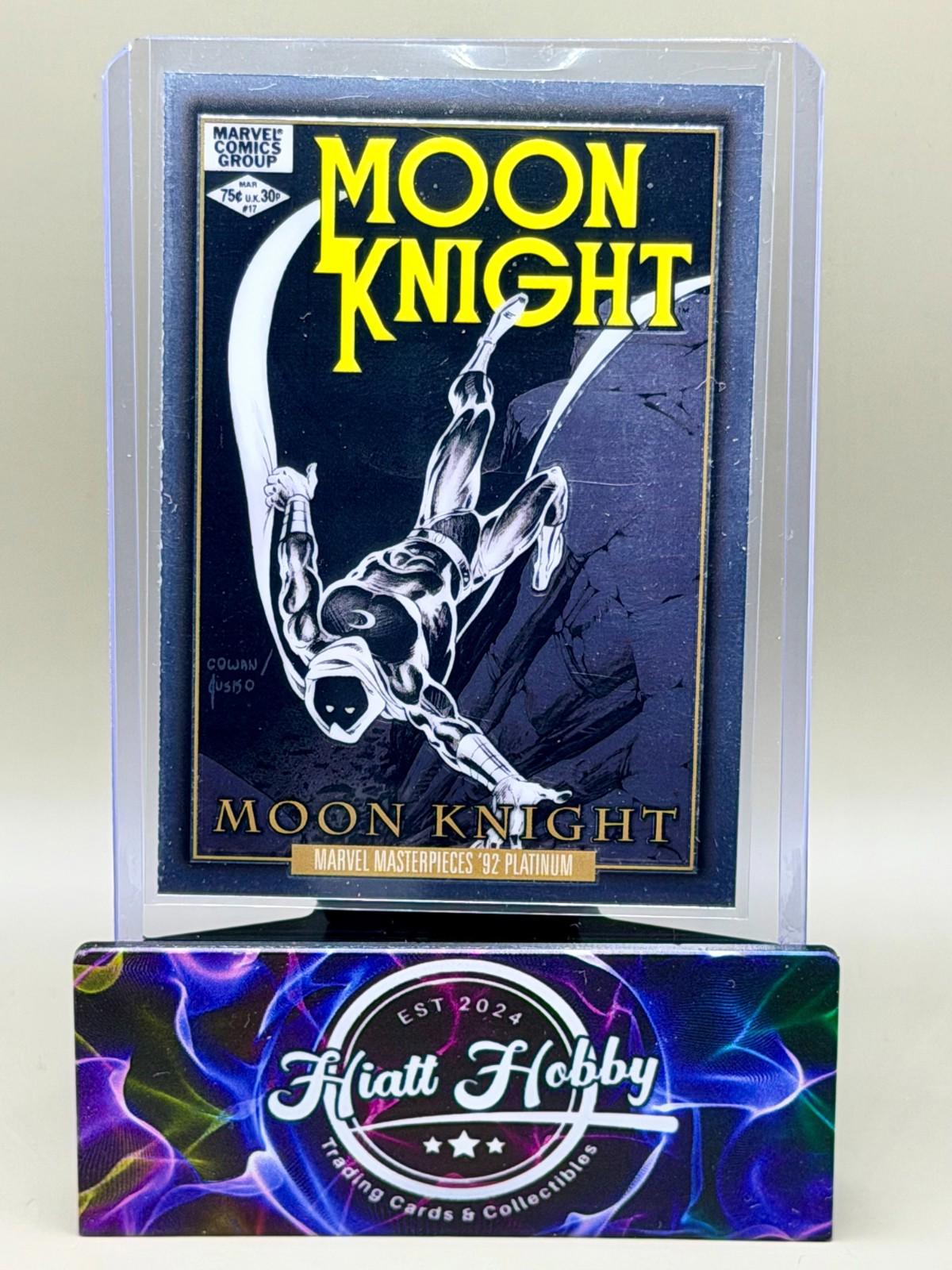 2024 Skybox Marvel Masterpieces '92 Platinum Moon Knight #FC-5 - Fantastic Cover