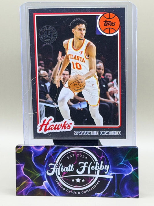 2025-26 Topps Basketball - Zaccharie Risacher #80BK-24 - 45th Anniversary