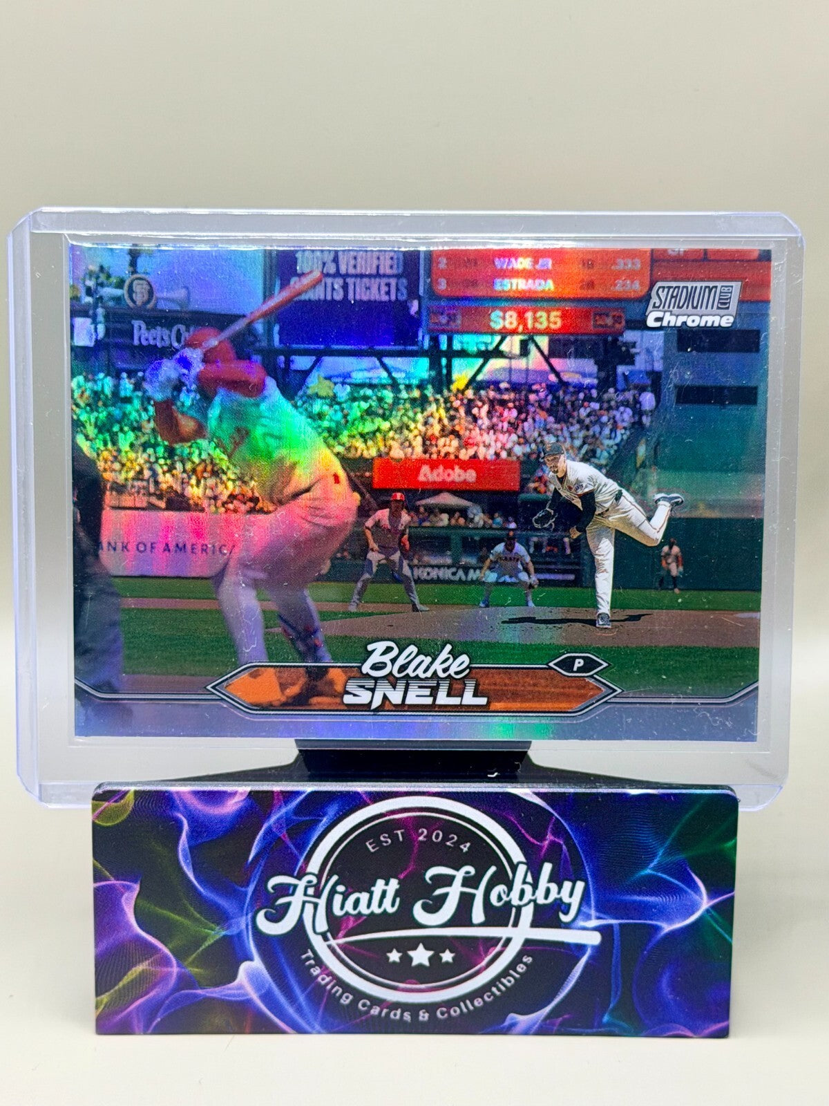 2024 Topps Stadium Club - #293 Blake Snell - Chrome Refractor