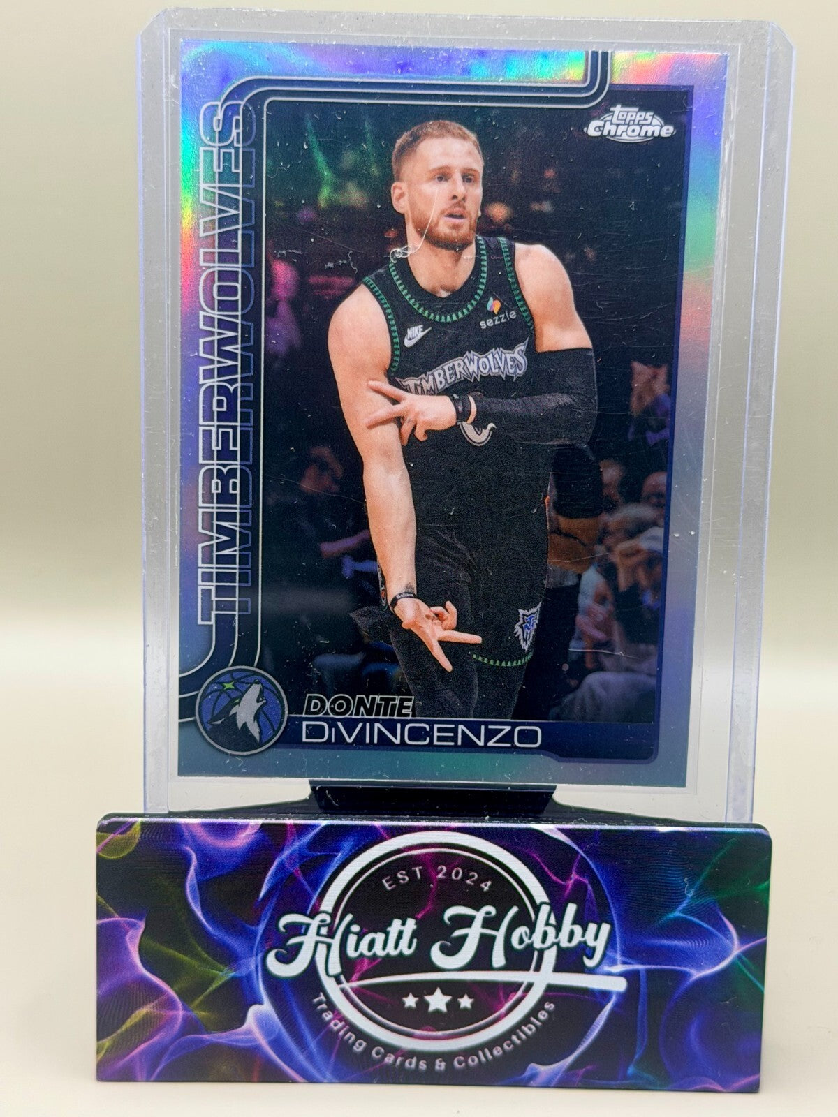 2025-26 Topps Chrome Update - #108 Dante DiVincenzo - Refractor