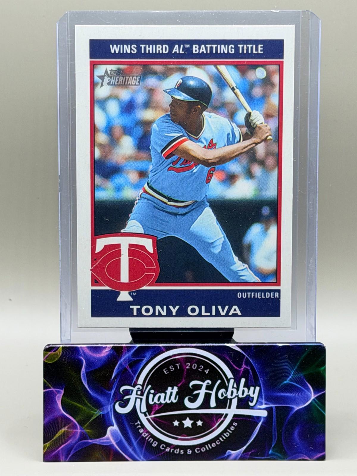 2025 Topps Heritage High Number - 1976 Retirees! Tony Oliva #76R-14