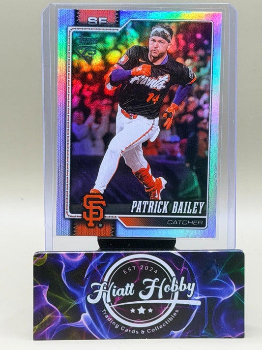 2026 Topps Series 1 #7 Patrick Bailey - Rainbow Foil