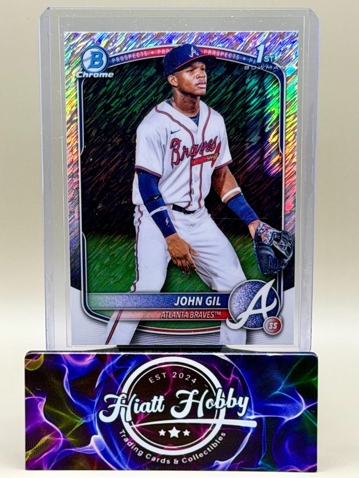 2025 Bowman Chrome - John Gil #BCP-172 - Shimmer Refractor (RC)