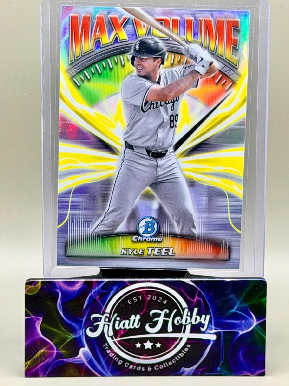 2025 Bowman Chrome - Kyle Teel #MV-2 - Max Volume (RC)
