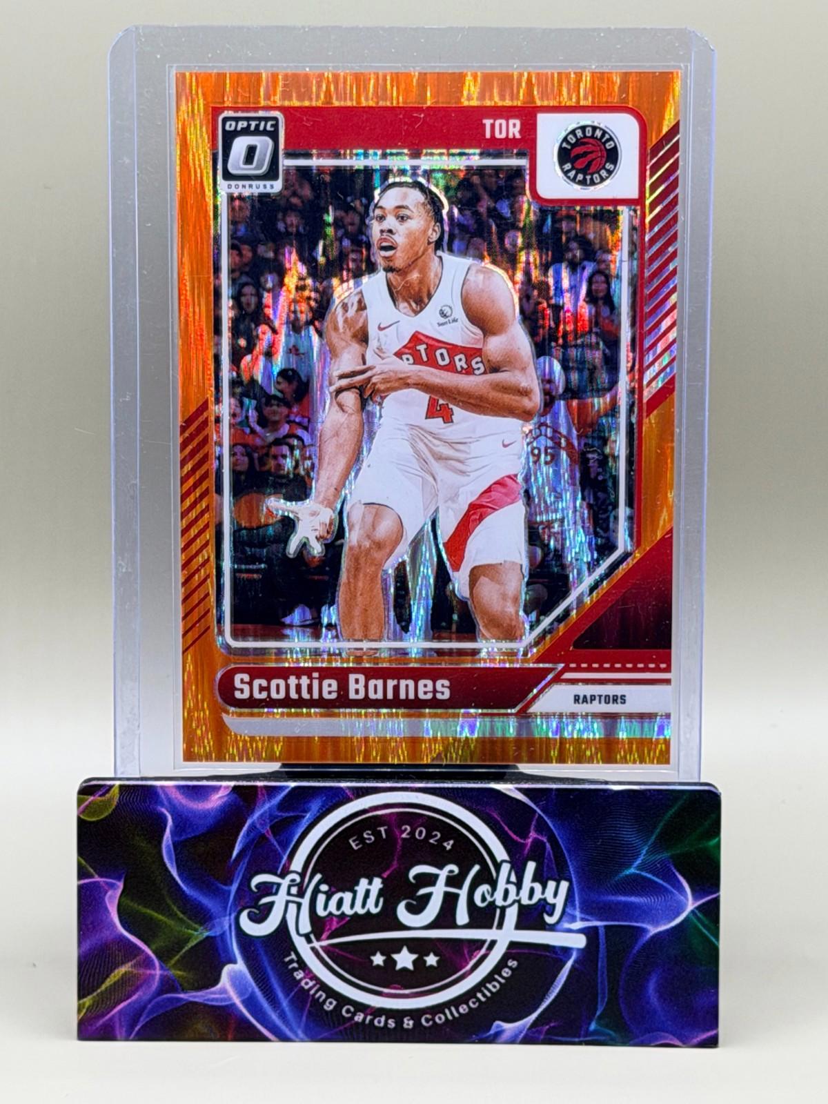 2024-25 Panini Donruss Optic - Scottie Barnes #8 - Orange Shock Prizm /225