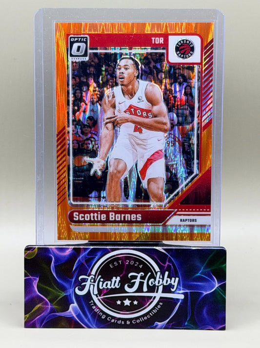 2024-25 Panini Donruss Optic - Scottie Barnes #8 - Orange Shock Prizm /225