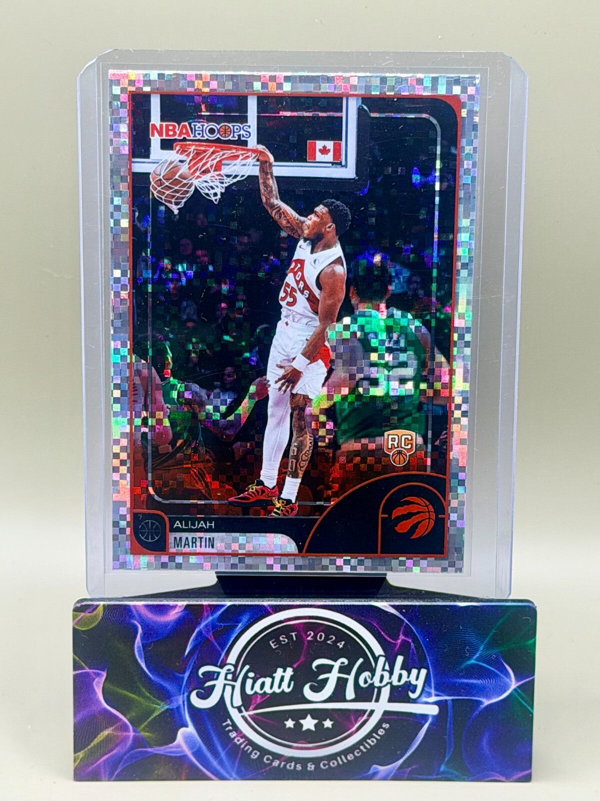 2025-26 NBA Hoops Basketball - #32 Alijah Martin - Pixel Burst (RC)