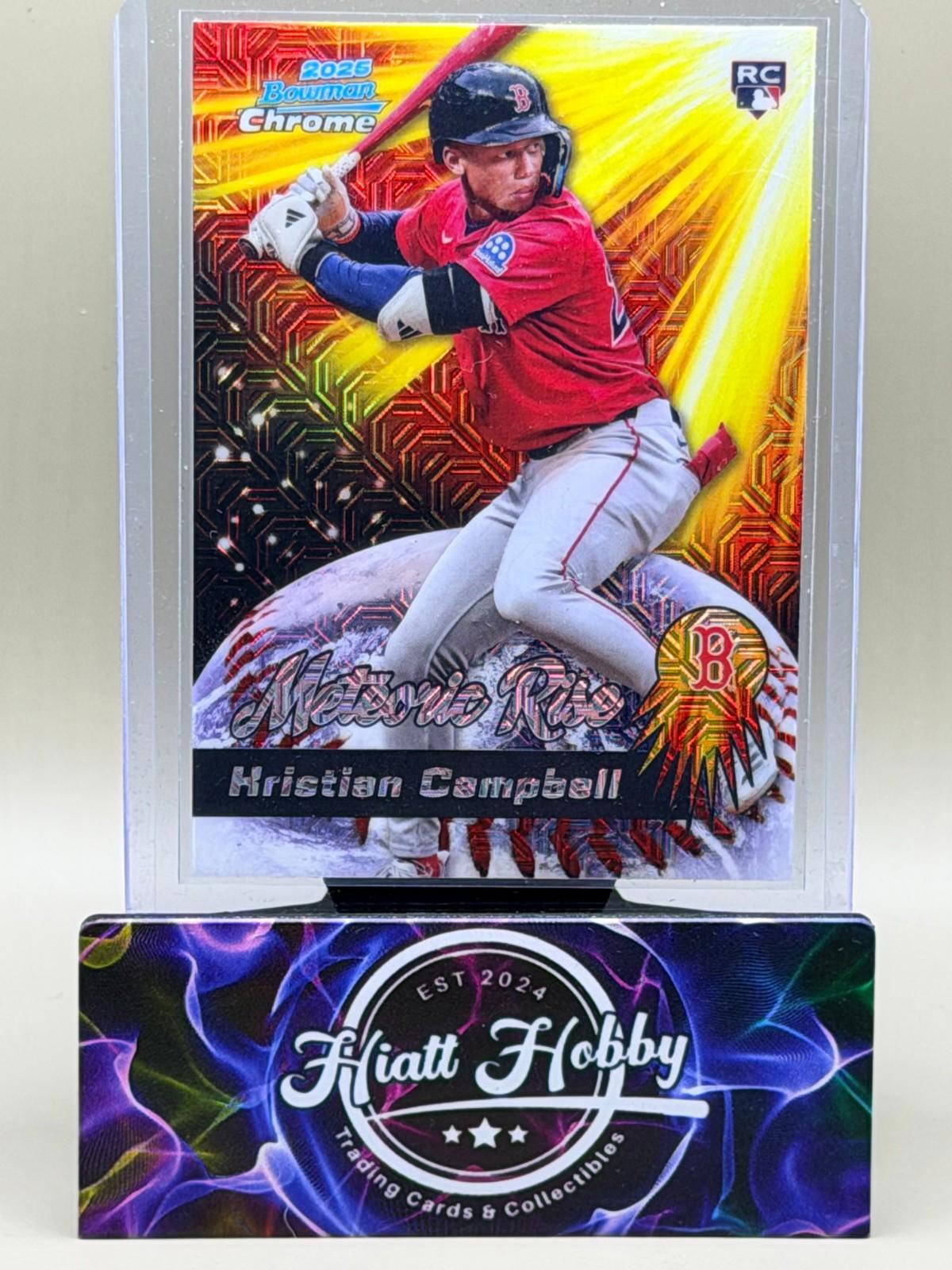 2025 Bowman Chrome - Kristian Campbell #MR-16 - Meteoric Rise - Mojo Refractor (