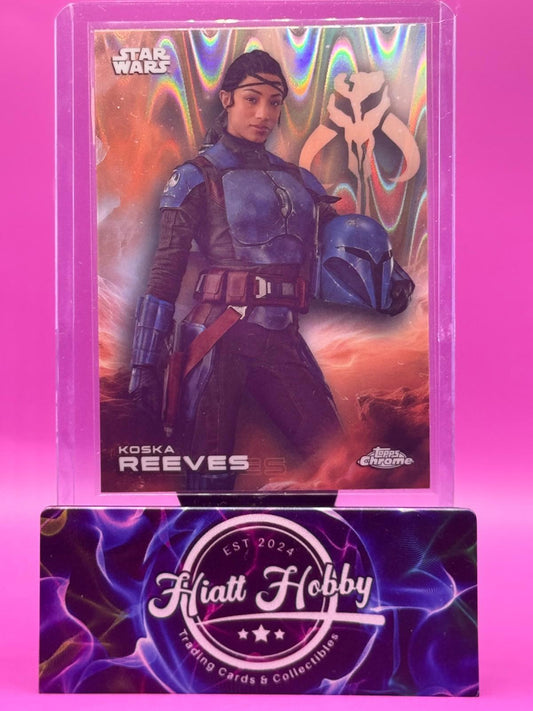 2025 Topps Chrome Star Wars - Koska Reeves #78 - Raywave Refractor