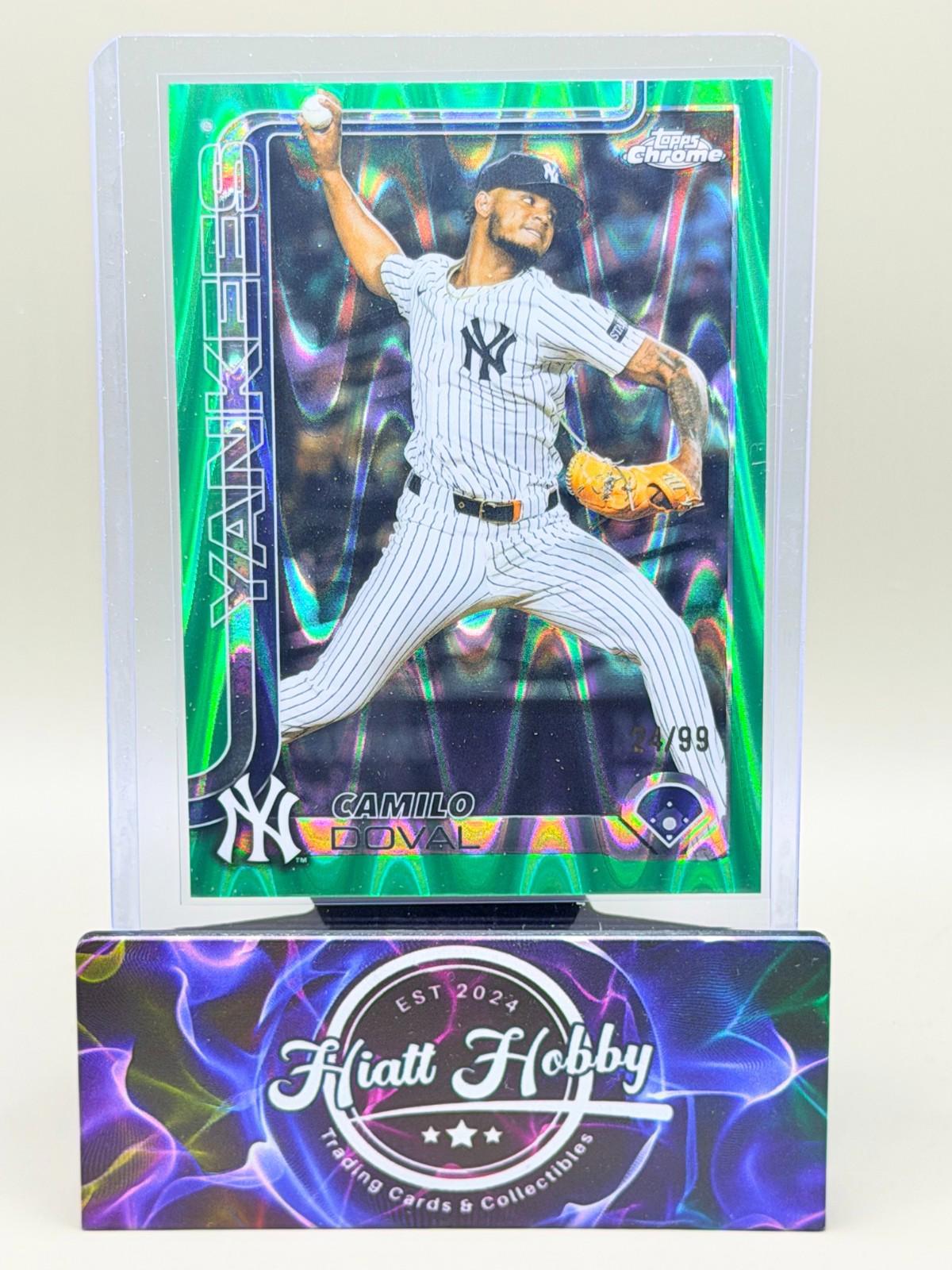 2025 Topps Chrome Update - Camilo Doval #USC152 - Green Raywave /99