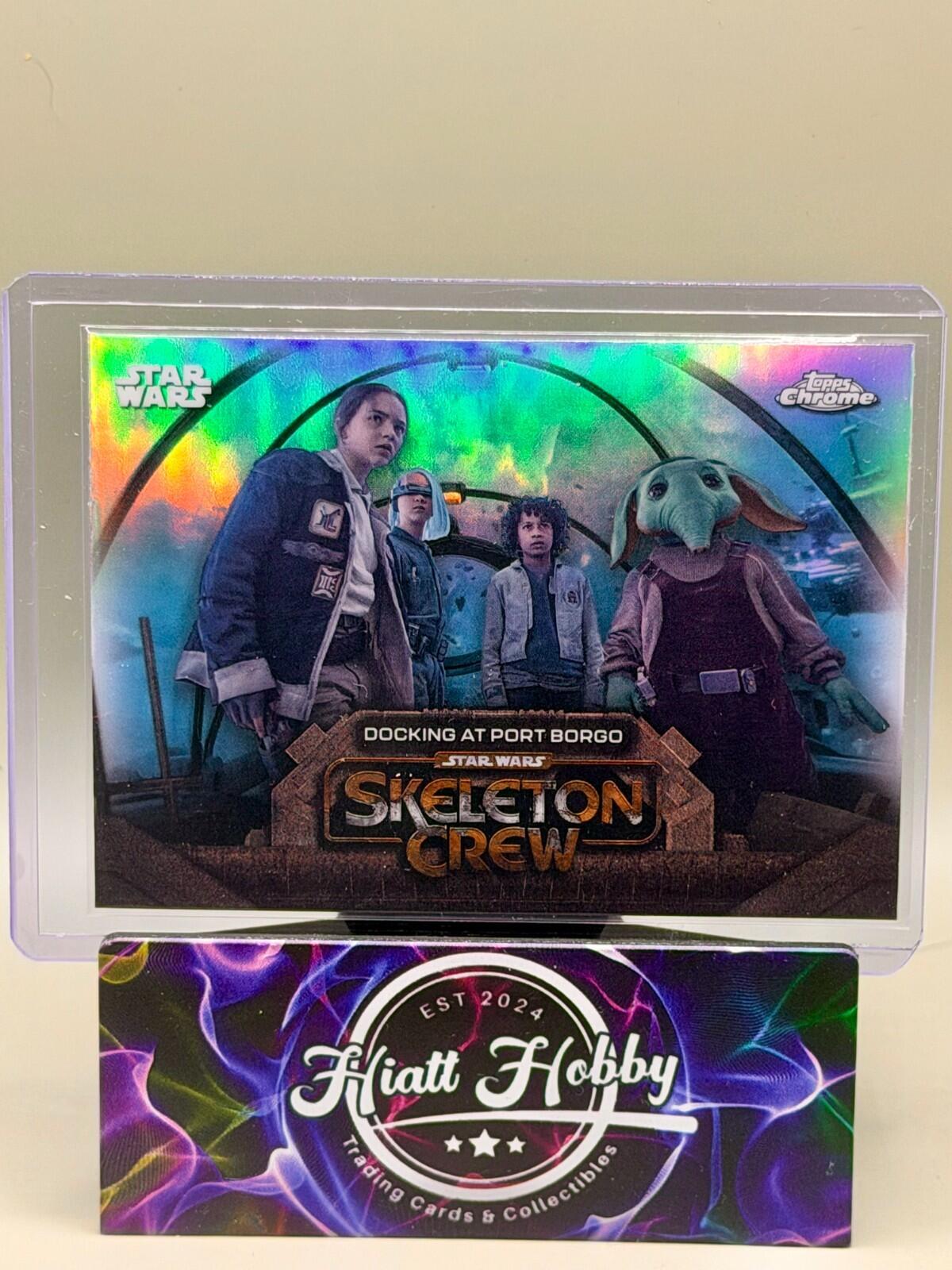 2025 Topps Chrome Star Wars - #SC-9 Docking at Port Borgo - Skeleton Crew