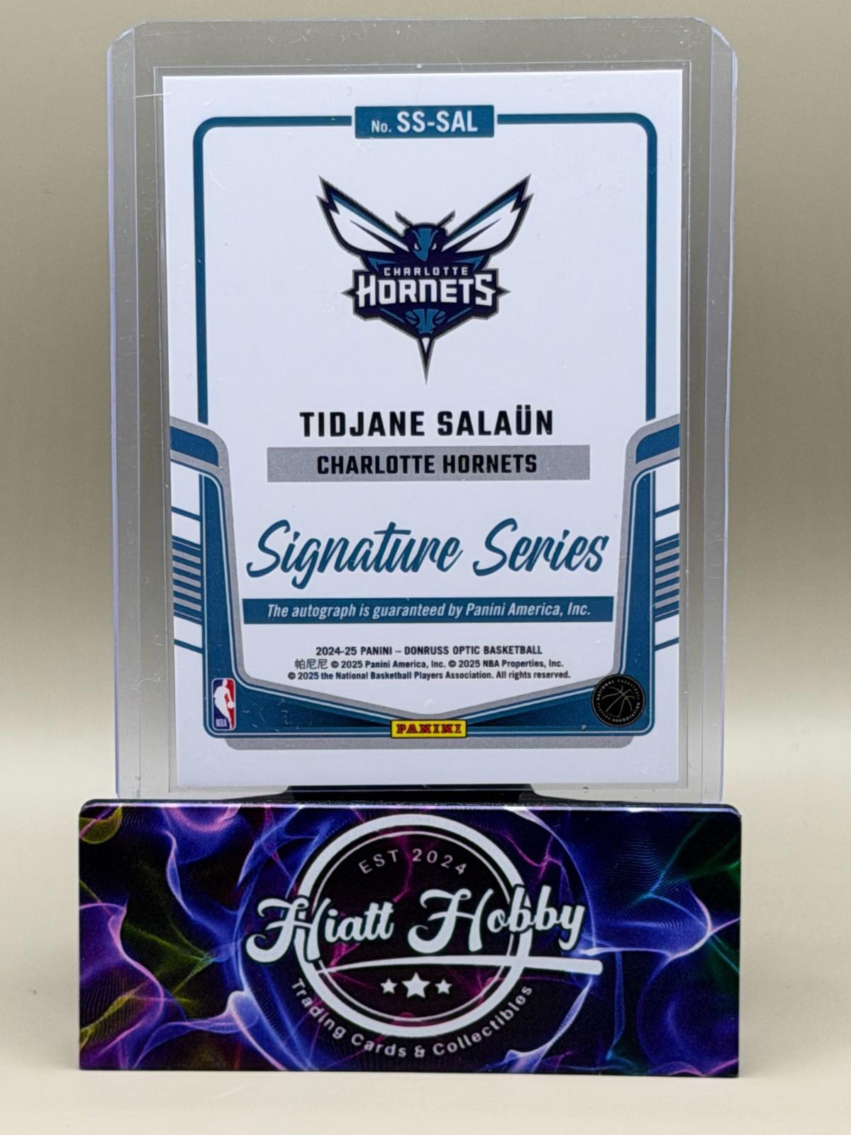 2024-25 Panini Donruss Optic Basketball - Tidjane Salaun #SS-SAL - Auto (RC)