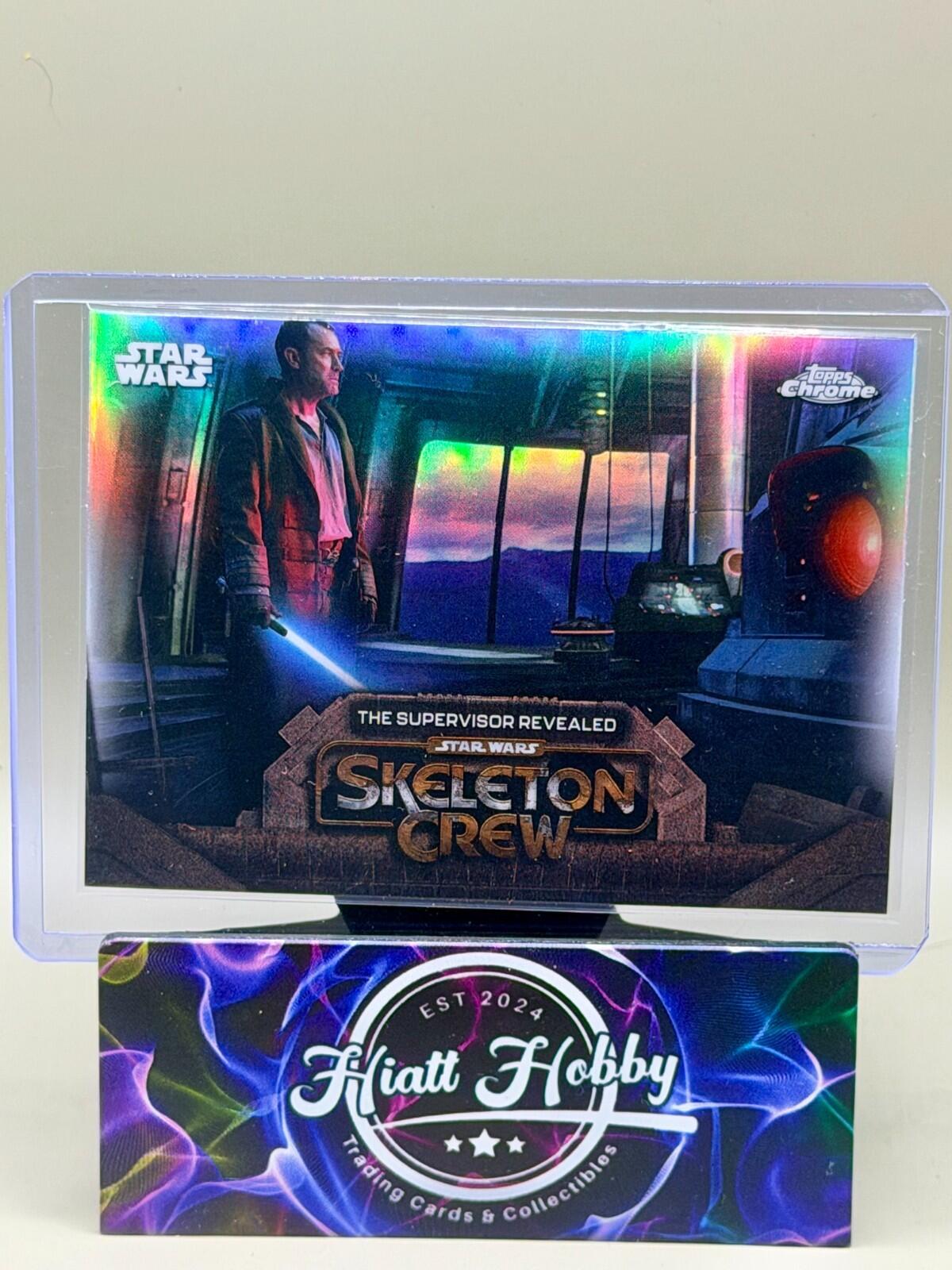 2025 Topps Chrome Star Wars - #SC-24 Supervisor Revealed - Skeleton Crew
