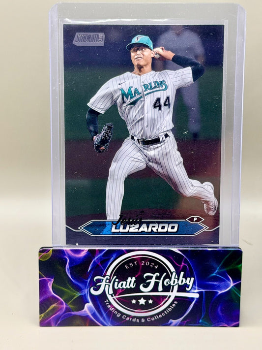 2024 Topps Stadium Club - #134 Jesus Luzardo - Black Foil