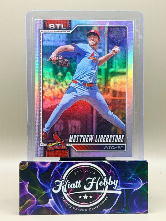 2026 Topps Series Two - #621 Matthew Liberatore - Rainbow Foil