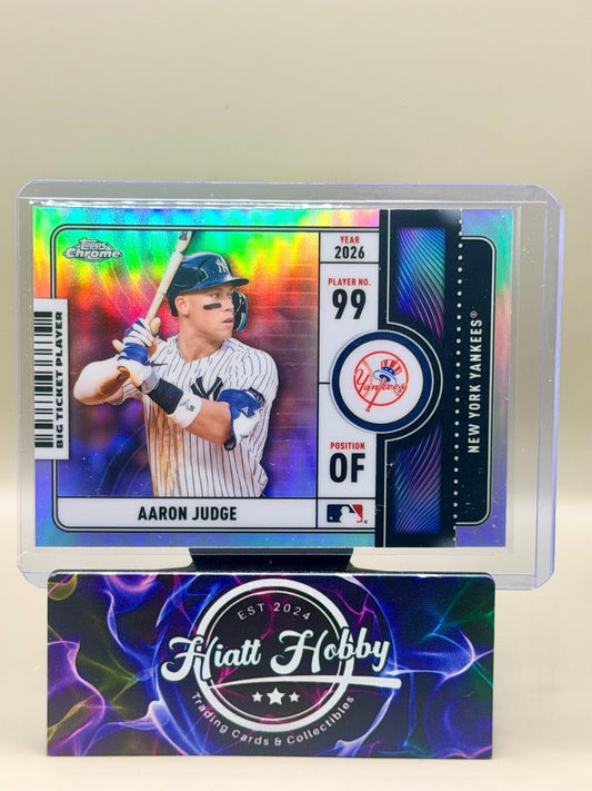 2026 Topps Chrome - #BTP-18 Aaron Judge - Big Ticket Players